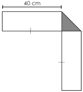 area and perimeter for folded figures psle