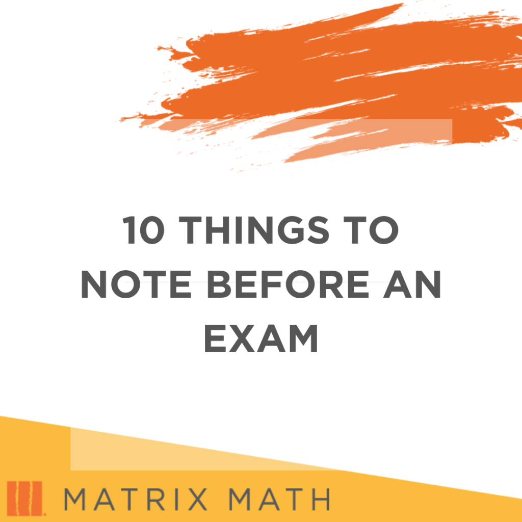 10 Things to note for PSLE math exam | Matrix Math