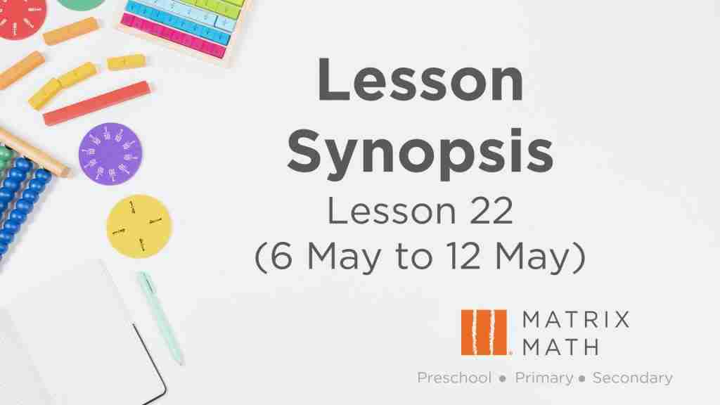 Primary Math Tuition Lesson Sypnosis 23