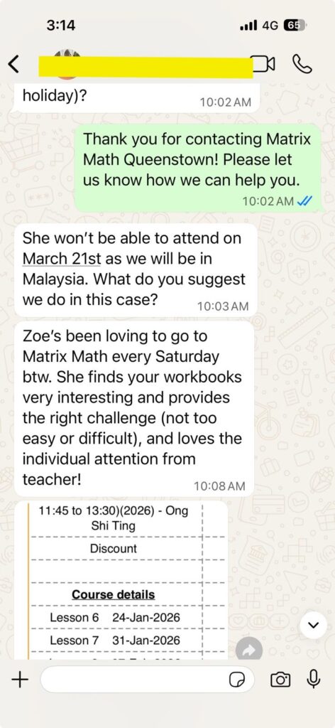 Best parents review Math tuition