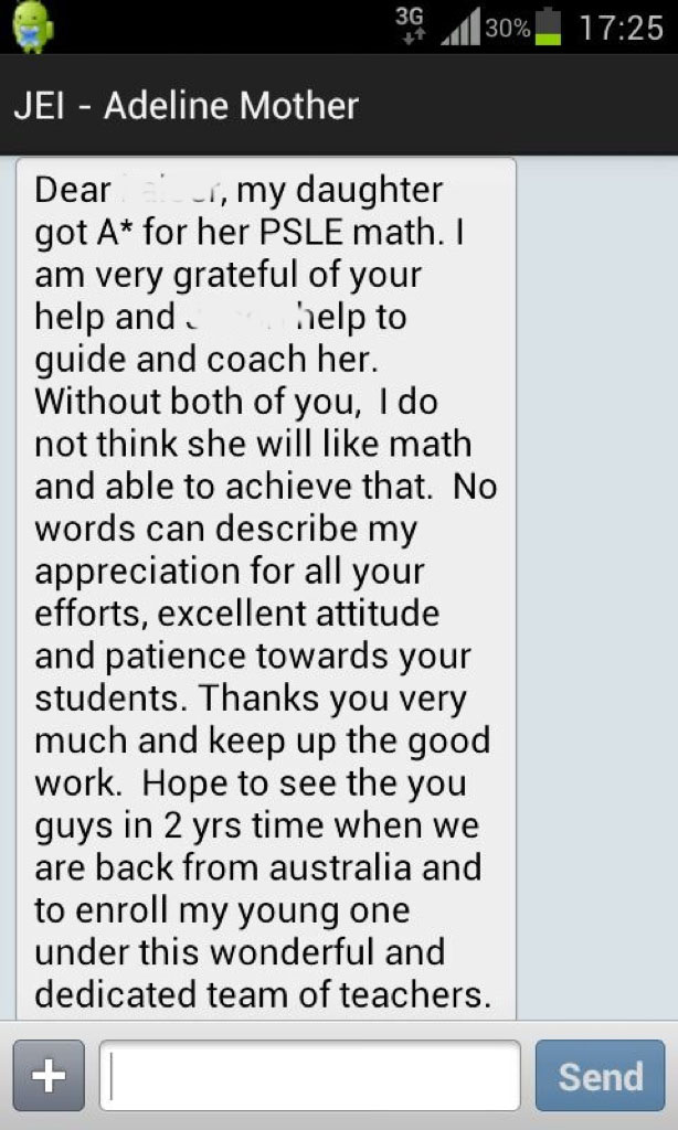 Best parents review Math tuition