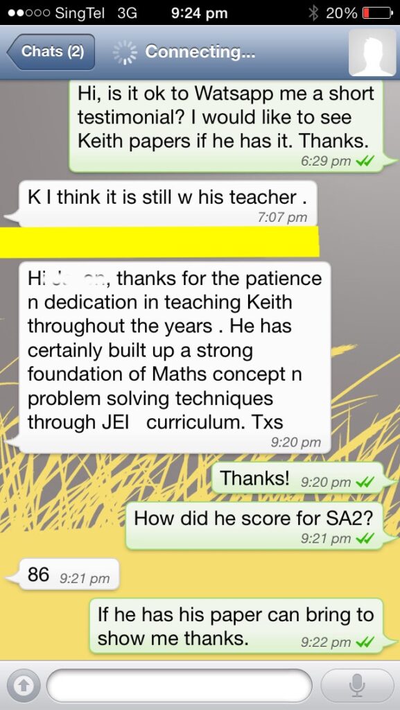 Best parents review Math tuition