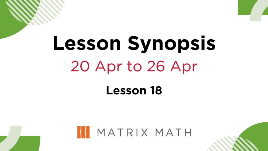 Best Math Tuition Singapore Lesson 18