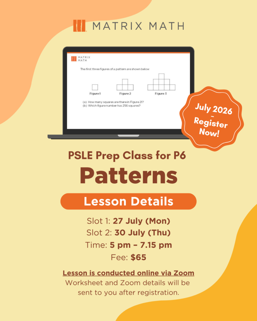 Primary 6 and PSLE Pattern Preparation