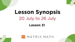 Primary Math Tuition Lesson Synopsis L31
