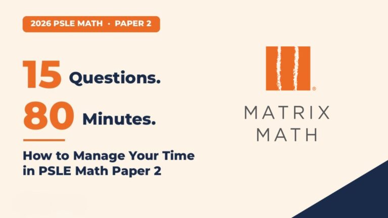 PSLE Math Exam Time management strategy
